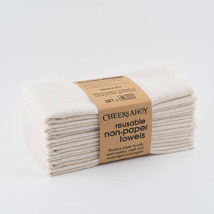 Reusable Non•Paper Towels • Single-Ply