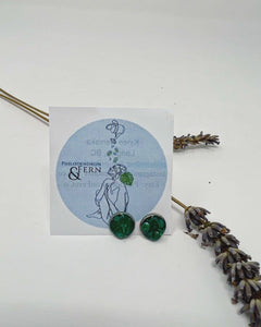 Micro Plastic Stud Earrings