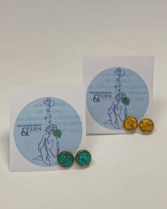 Micro Plastic Stud Earrings