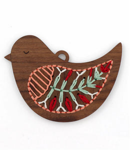 Kiriki Press | Stitched Wooden Ornament Kit