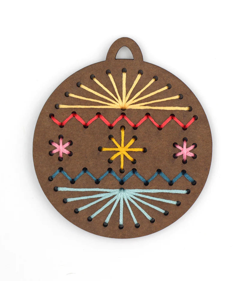 Kiriki Press | Stitched Wooden Ornament Kit