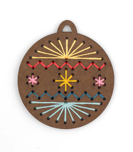 Kiriki Press | Stitched Wooden Ornament Kit
