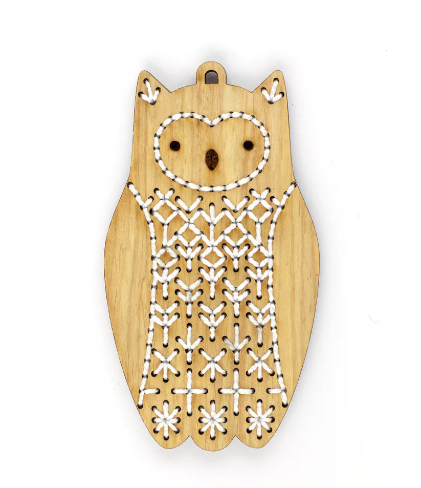 Kiriki Press | Stitched Wooden Ornament Kit