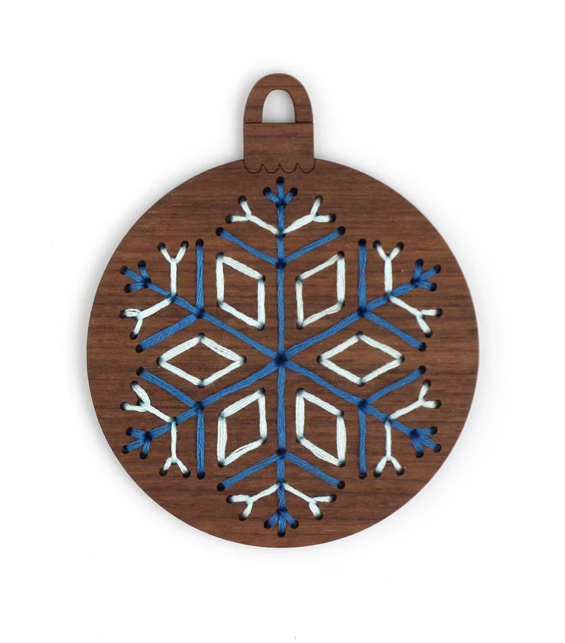 Kiriki Press | Stitched Wooden Ornament Kit