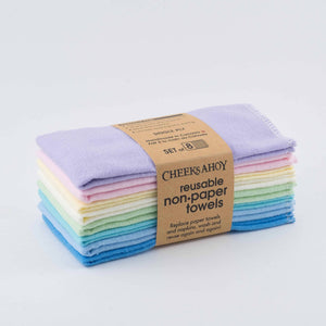 Reusable Non•Paper Towels • Single-Ply