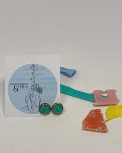 Micro Plastic Stud Earrings