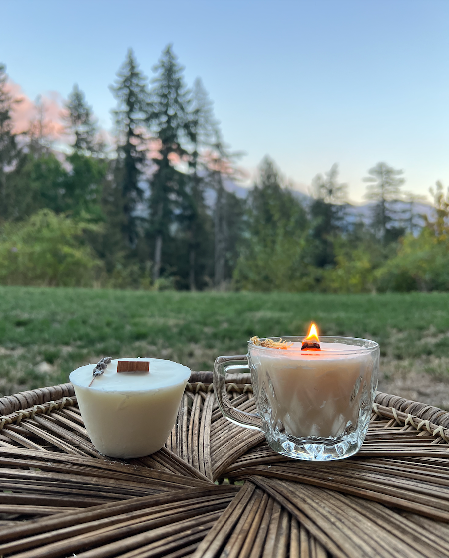 All Natural Massage Candle in Tea Cup